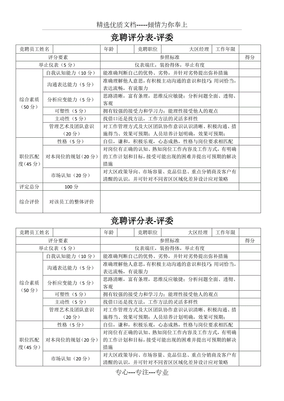 竞聘评分表.docx_第1页