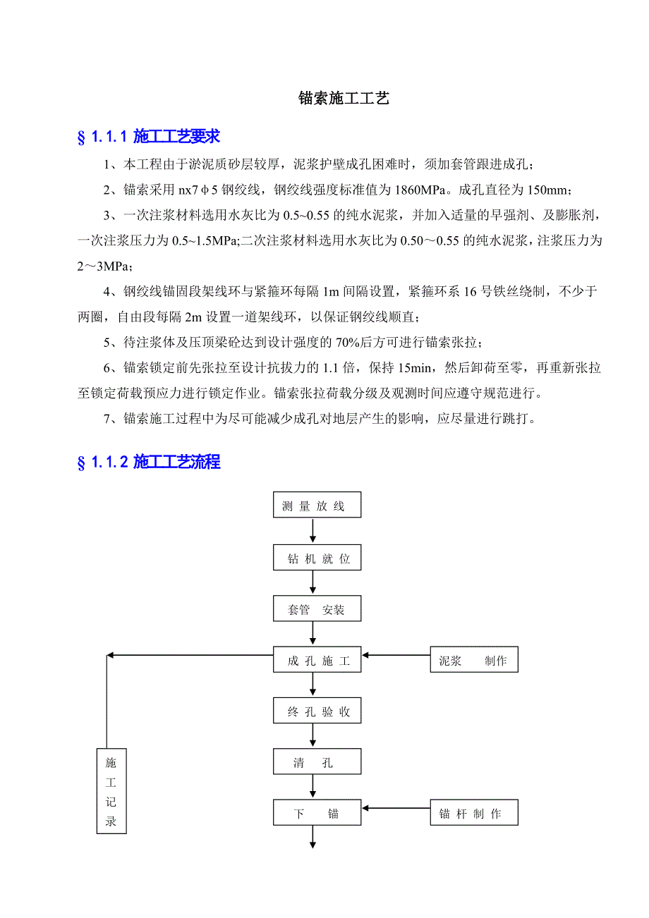 锚索套管成孔施工方案.doc_第1页