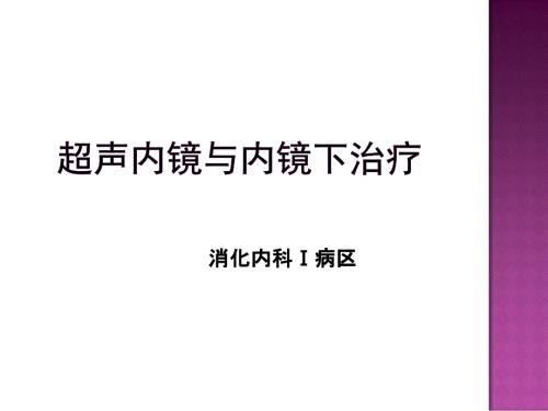 超声内镜与内镜下治疗PPT课件.ppt