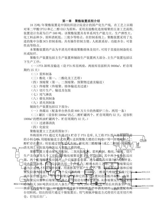 聚酯装置流程与聚酯生产概述.docx