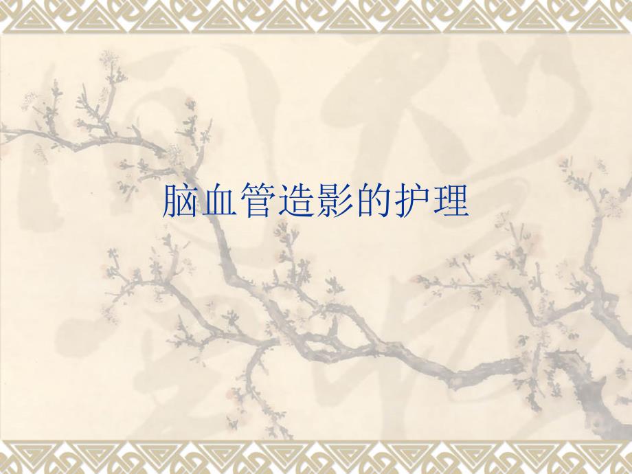 脑血管造影的护理PPT课件.ppt_第1页
