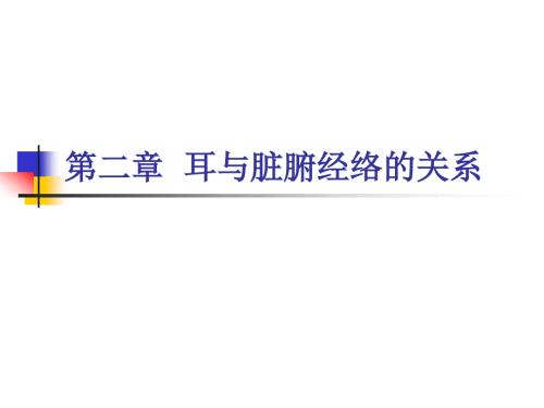 耳与脏腑经络的关系分解.ppt