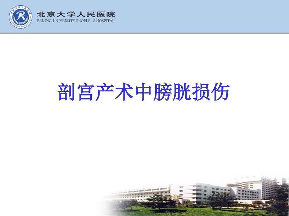 膀胱损伤的预防及处理.ppt_第1页