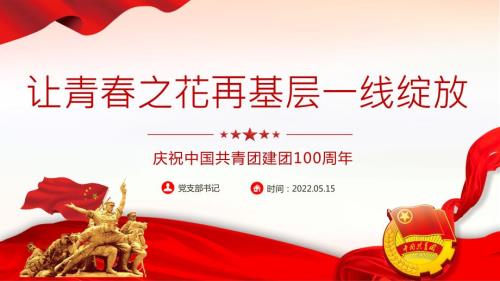 让青之花在基层一线绽放专题课件.pptx