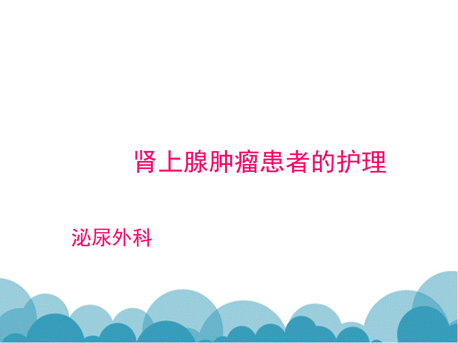 肾上腺肿瘤患者的护理查房课件.ppt_第1页