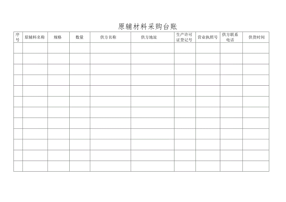 食品企业全套记录表格.doc_第2页