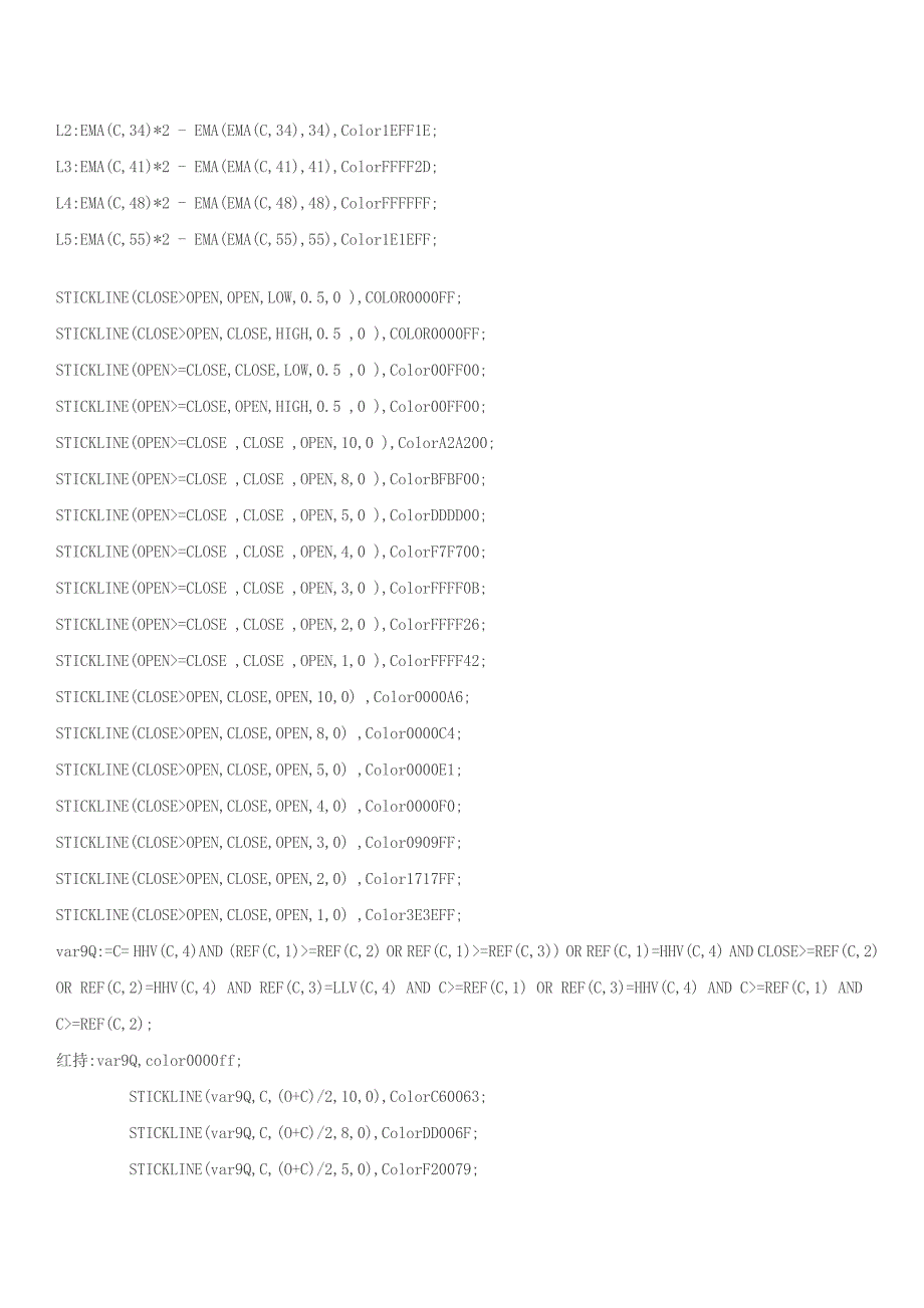 股票操作选股公式分析公式股票源码同花顺指标均线权证主图.doc_第2页