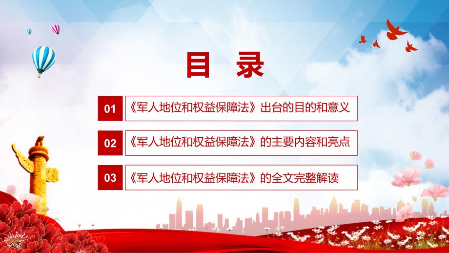 让军人成为全社会尊崇的职业2021年军人地位和权益保障法动态PPT辅导解析.pptx_第3页