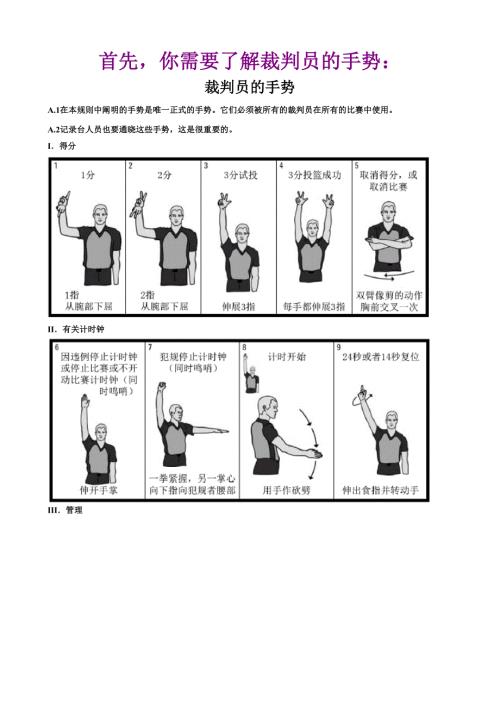篮球裁判手势图解.doc