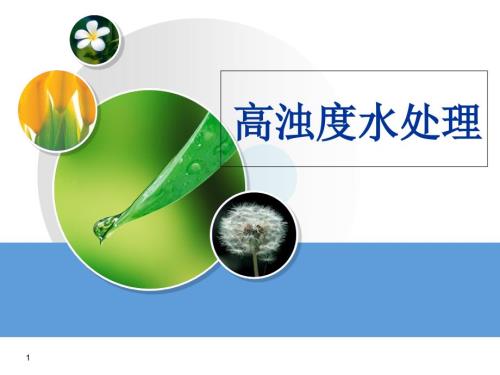 高浊度水处理ppt课件.ppt
