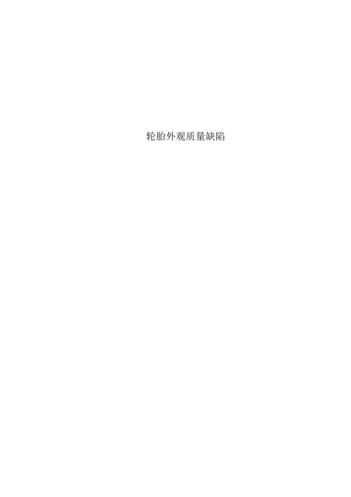 轮胎外观质量缺陷.doc