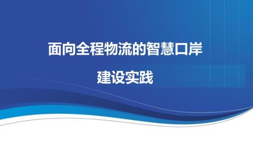 面向全程物流的智慧口岸建设实践概述.pptx