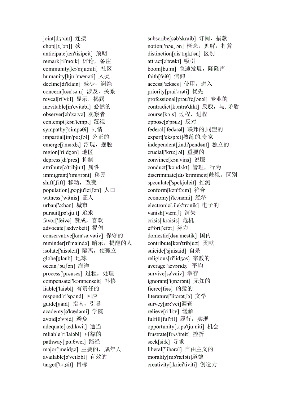 考研英语核心词汇500个最高频.doc_第3页