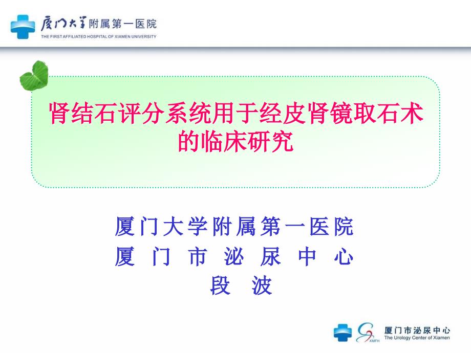 肾结石评分系统在PCNL术中的应用现状ppt课件.ppt_第1页