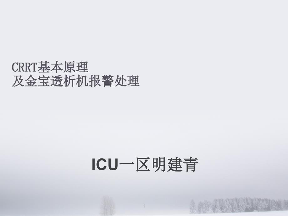 金宝CRRT常见报警及对策.ppt_第1页