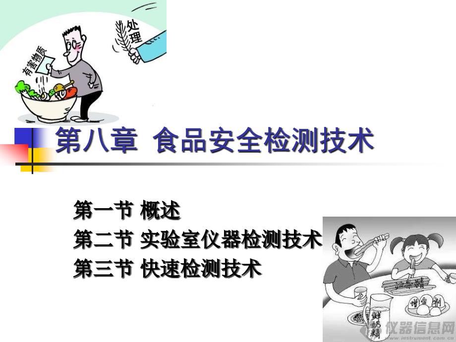 食品安全检测技术PPT课件.ppt_第1页