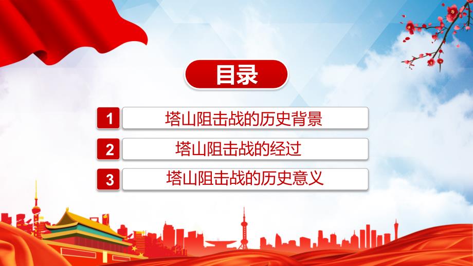 课件塔山阻击战红色庄严不可磨灭的经典战例党史军史学习教学课件PPT模板.pptx_第3页