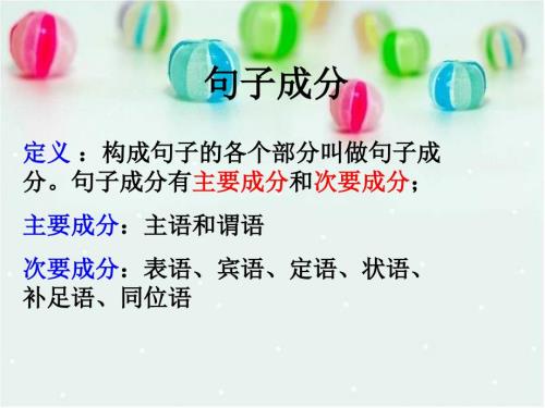 英语句子成分分析课件.ppt
