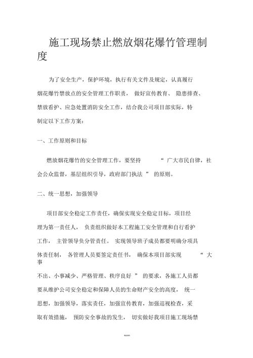 禁止燃放烟花爆竹管理制度.docx