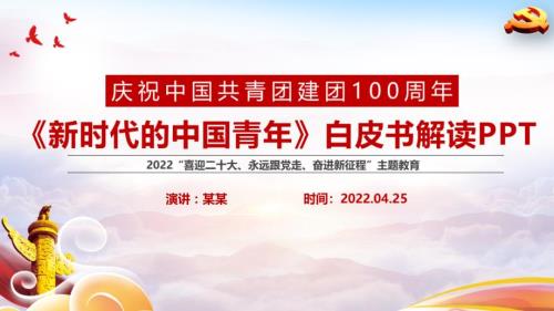 首部新时代的中国青年白皮书全文专题课件PPT.pptx