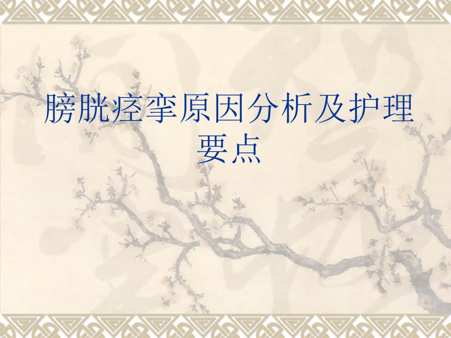 膀胱痉挛原因分析及护理要点课件.ppt_第1页
