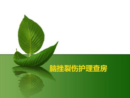 脑挫裂伤护理查房PPT课件.ppt
