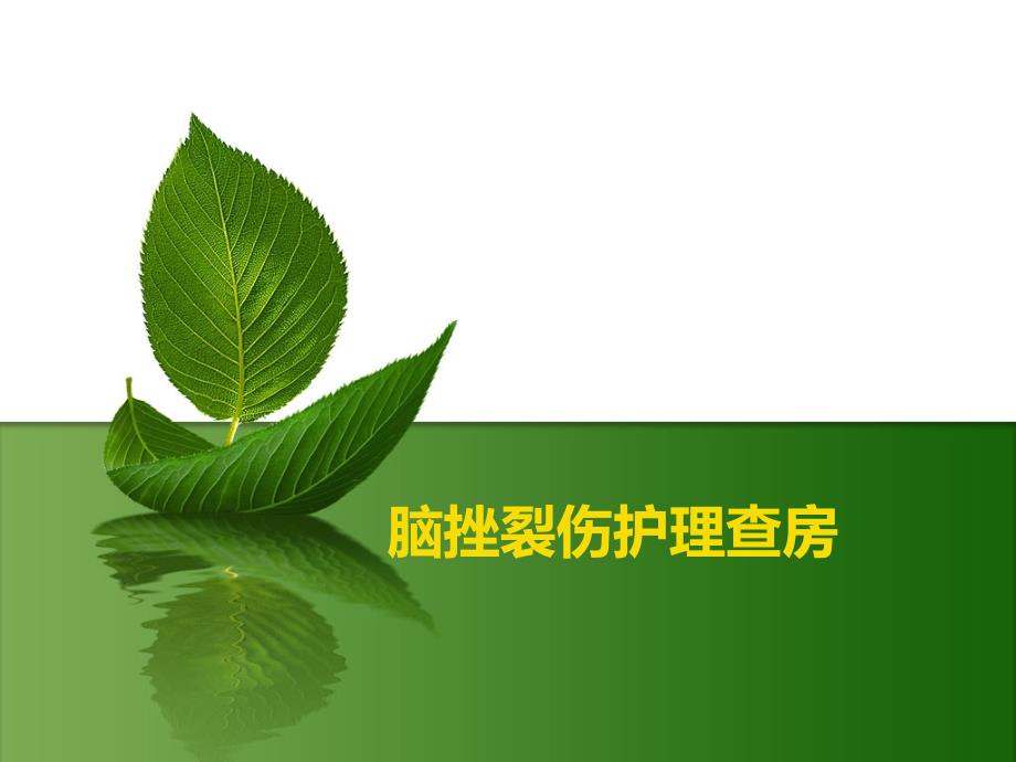 脑挫裂伤护理查房PPT课件.ppt_第1页