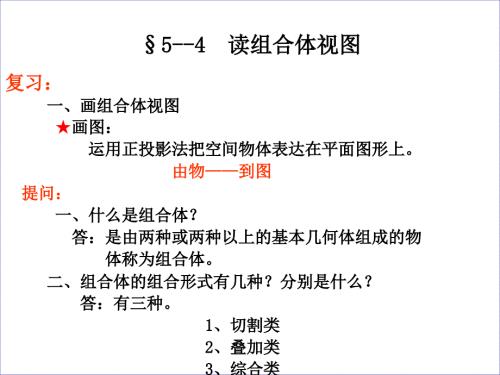 读组合体视图PPT课件.ppt