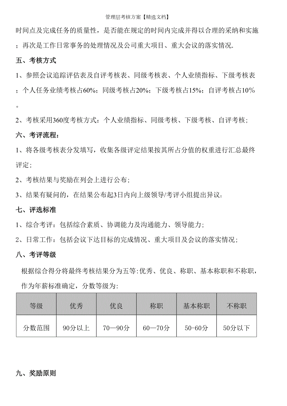 管理层考核方案精选文档.doc_第2页
