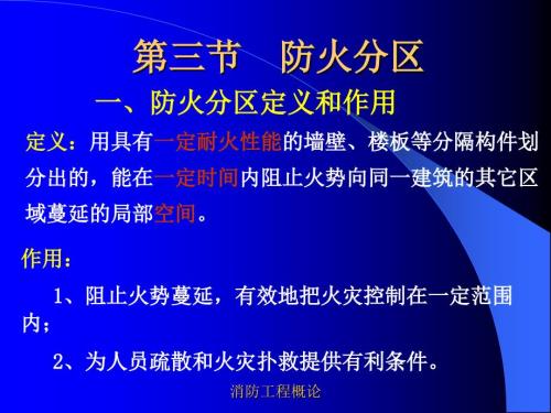 防火分区PPT课件.ppt
