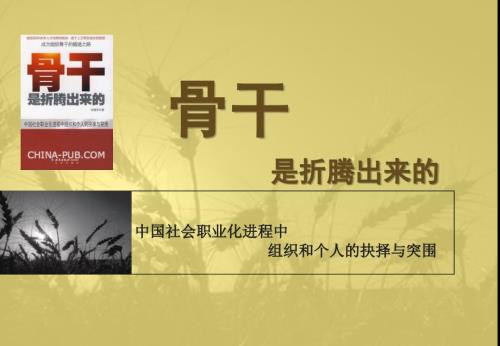 骨干是折腾出来的PPT课件.ppt