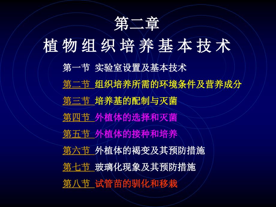组织培养基本技术PPT课件.ppt_第1页
