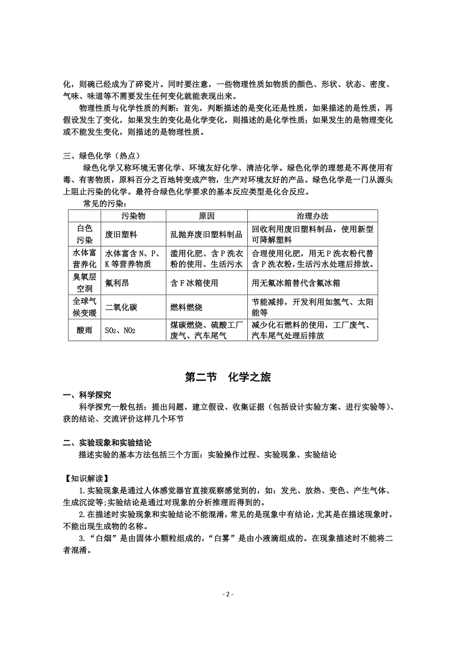 鲁教版九年级化学各章节知识点2.doc_第2页