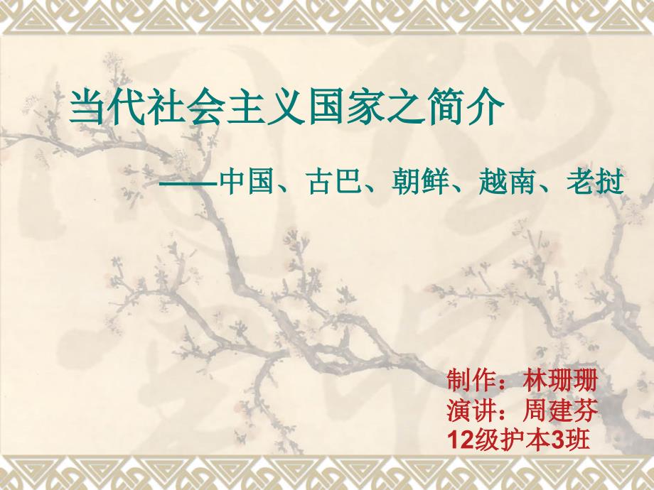 PPT解读当代五个社会主义国家.ppt_第1页