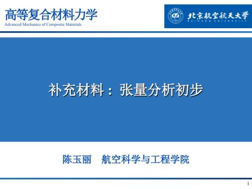 学习张量必看一个文档学会张量张量分析.ppt