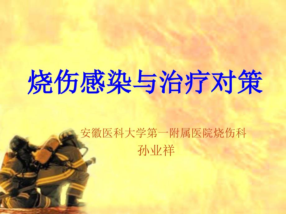 烧伤感染与治疗对策ppt课件.ppt_第1页