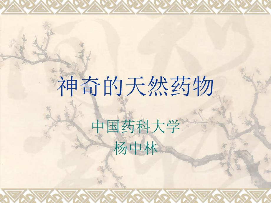 神奇的天然药物.ppt_第1页