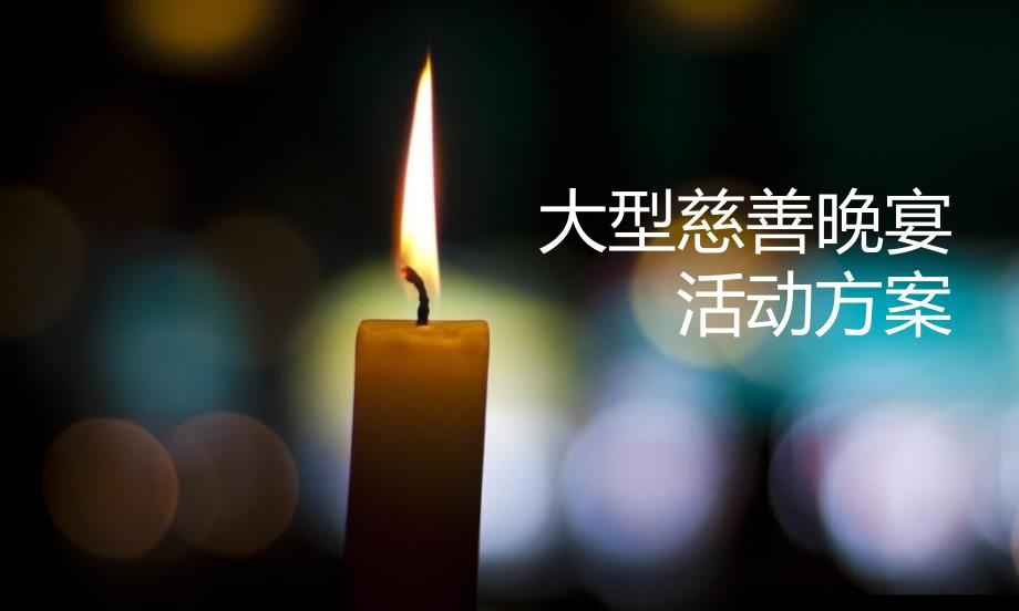 大型慈善晚宴活动策划方案素材.ppt_第1页
