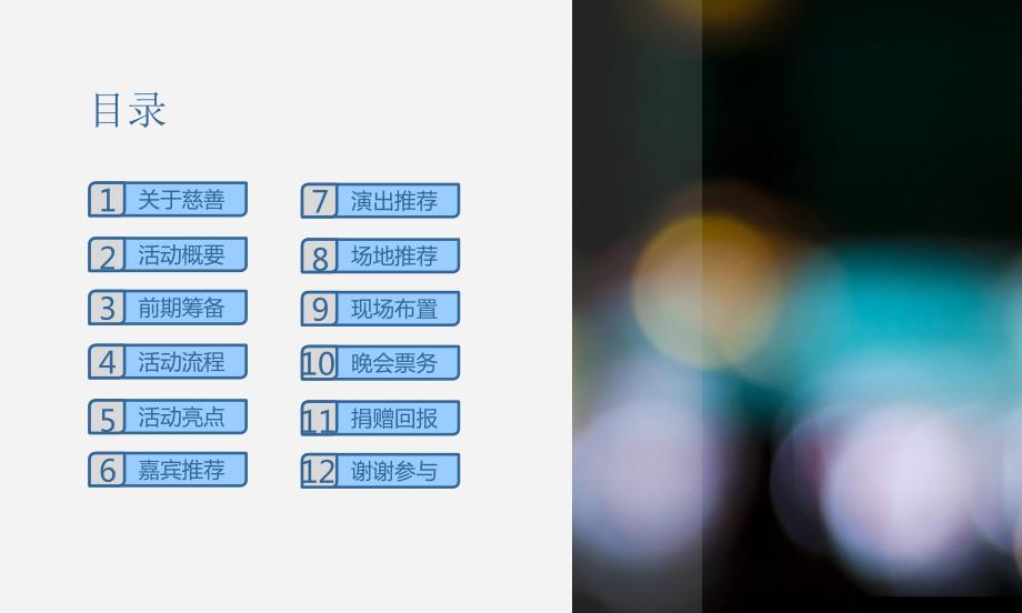 大型慈善晚宴活动策划方案素材.ppt_第2页
