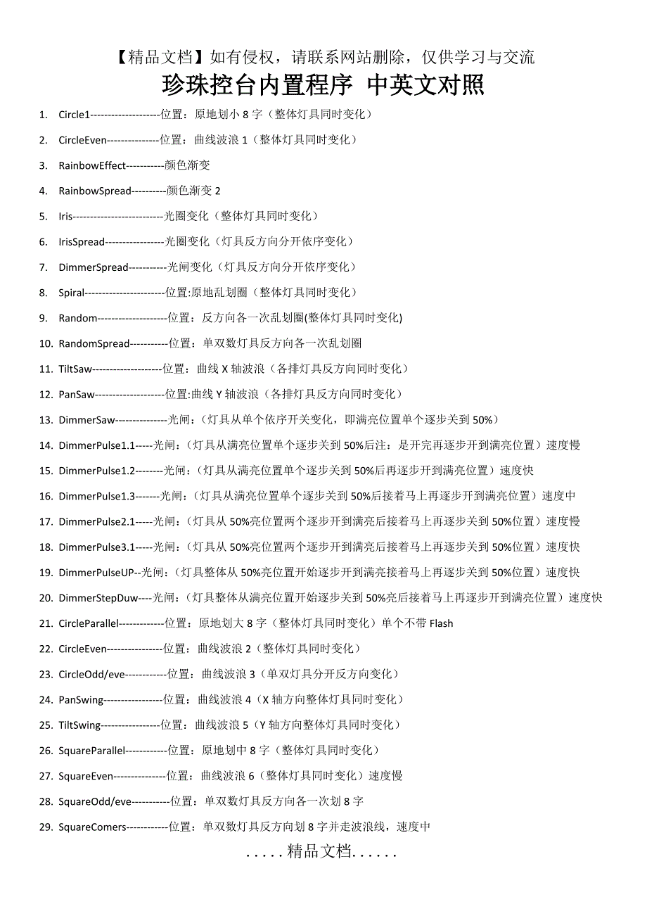 珍珠控台内置程序中文说明.doc_第2页