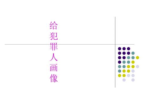 犯罪心理画像经典案例.ppt