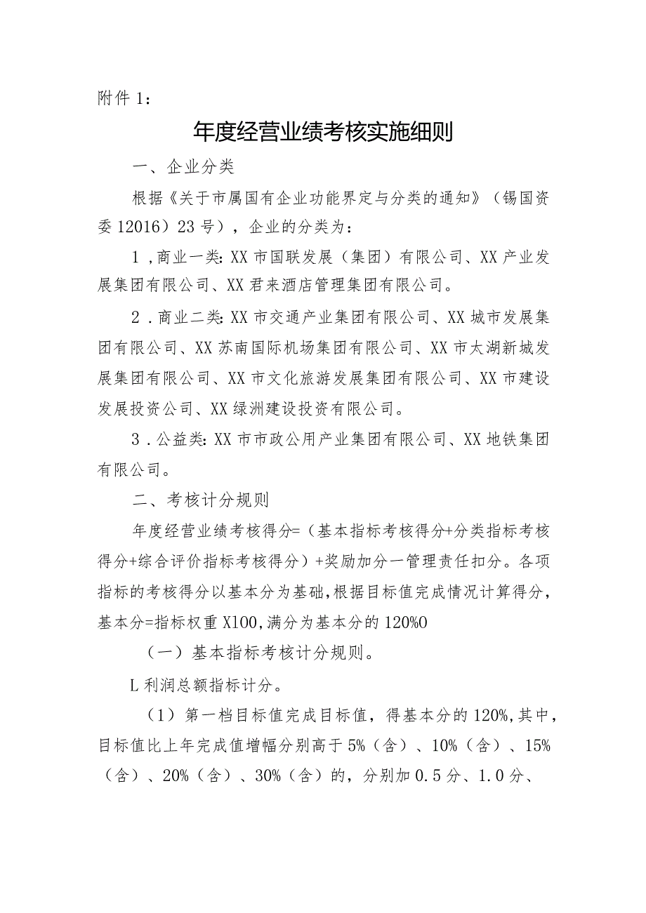 附件1、经营业绩考核实施细则.docx_第1页