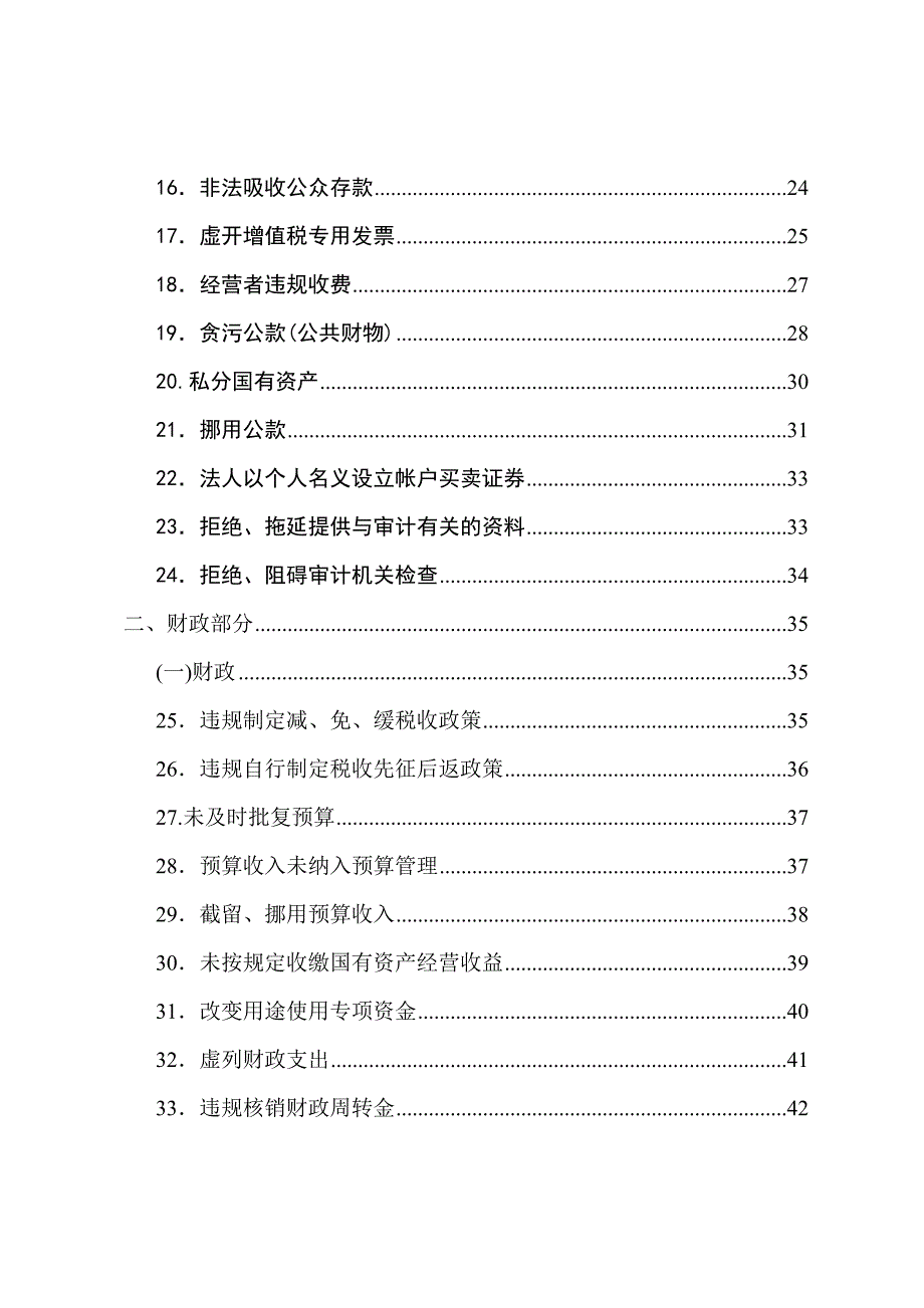 审计查出违纪问题定性及处理处罚依据.doc_第2页