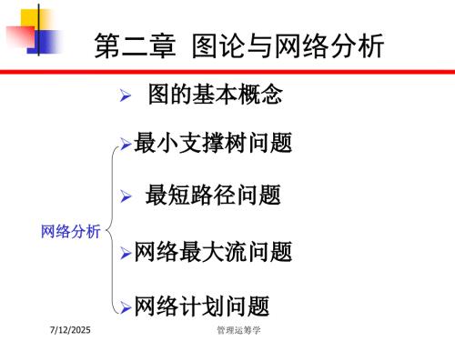 天津大学管理运筹学课件第二章图论.ppt