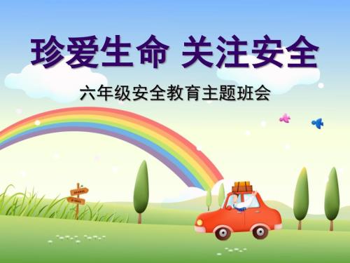 珍爱生命关注安全小学生安全教育主题班会ppt课件.ppt