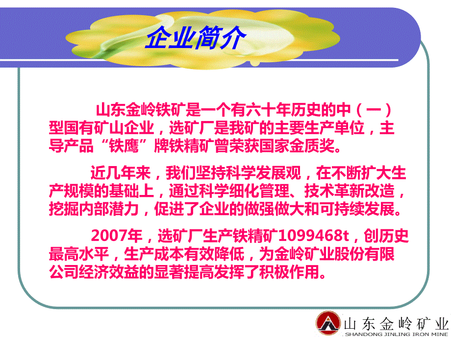 QC成果降低铁精矿用电单耗.ppt_第2页