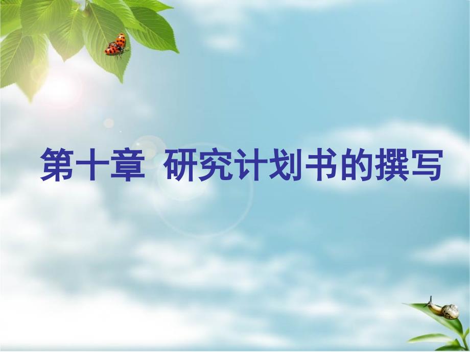 研究计划书的撰写.ppt_第1页