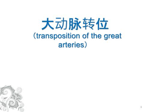 大动脉转位超声诊断ppt课件.ppt