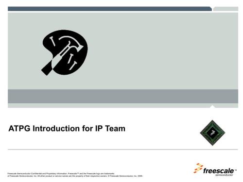 着名半导体公司DFTATPG内部培训资料.ppt