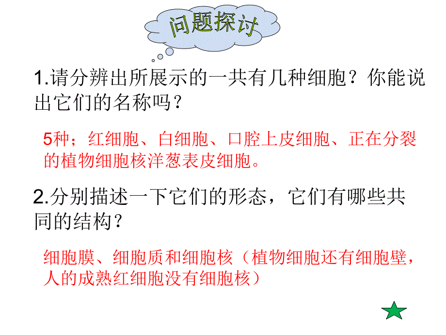 实验1使用高倍显微镜观察几种细胞.ppt_第3页